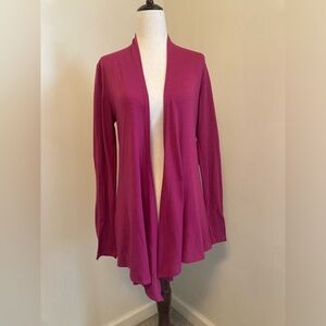 DownEast Pink Long Sleeve Cardigan